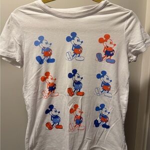 Women's Mickey Mouse White Tee